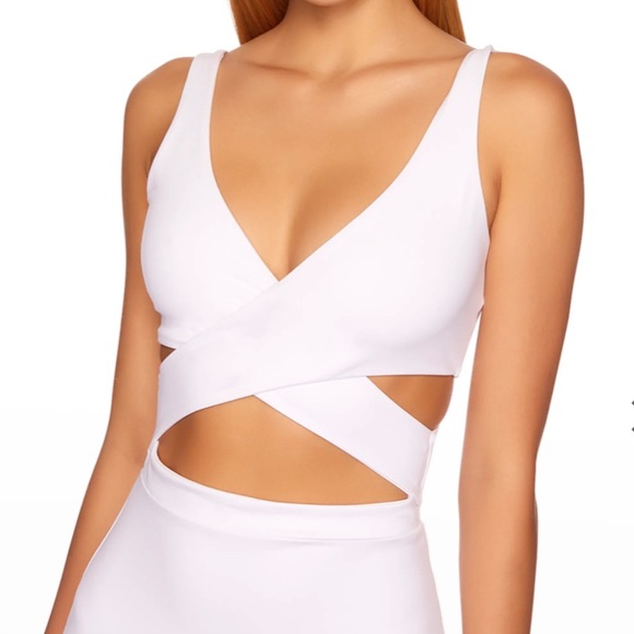 $275⬇️NWT Susana Monaco cutout midriff maxi tank dress flowy colorblock slip - Picture 6 of 7